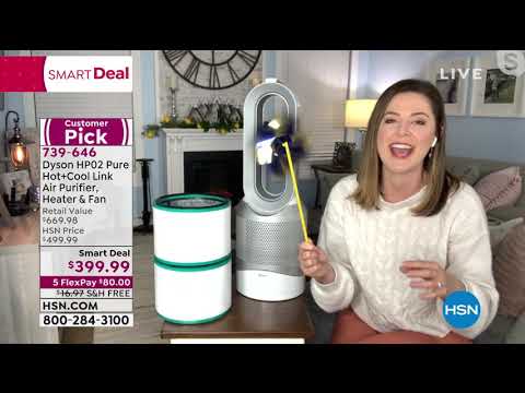Dyson HP02 Pure Hot+Cool Link Air Purifier Heater   Fan ...
