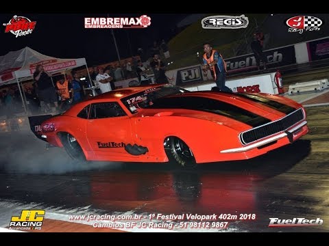 1º Festival Velopark 402m 2018 - Camaro 938 e Camaro 174