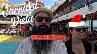 Carnival Vista Chritmas Cruise Day 1 Dec 8 2024