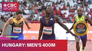 Men's 400m at Continental Tour meet in Budapest | #athletics #trackandfield