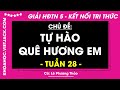 Giải sgk Hoạt động trải nghiệm lớp 5 Tuần 28 - trang 76, 77, 78