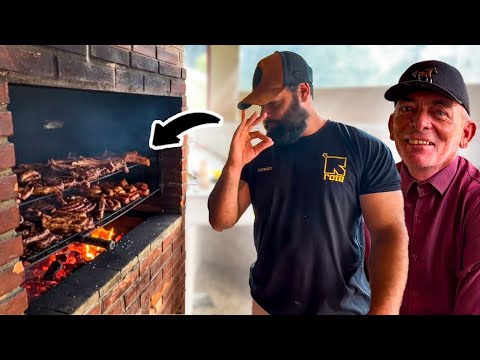 XUCRAO MAKES A WELCOME BARBECUE FOR THE CARETAKER'S FAMILY