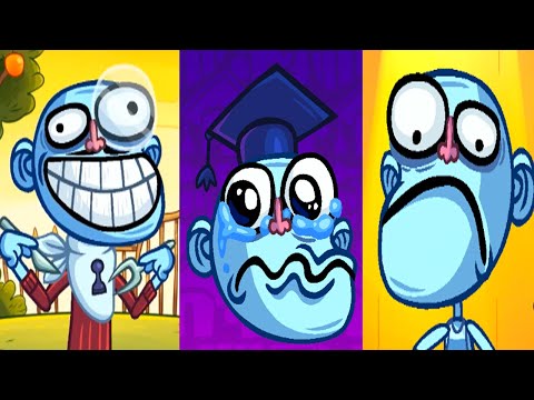 Troll Face Quest Silly Test All Series Funny Trolling - All SECRETS HINT Gameplay Walkthroughs