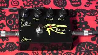 Video thumbnail for Coloccia Horus Overdrive pedal demo with Suhr Strat & Dr Z M12 by gearmanndude