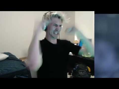 Overwatch xQc dances to a music video