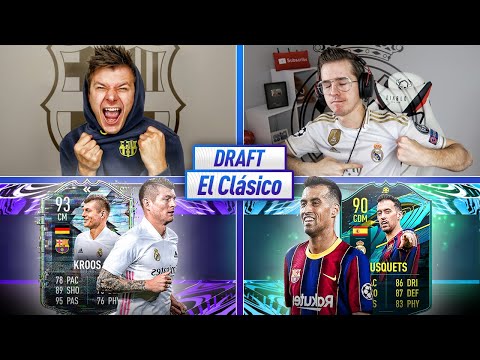 DRAFT EL CLASICO - CO ZA MECZ! | ADRYAN vs ZWYKŁY KIBIC | FIFA 21