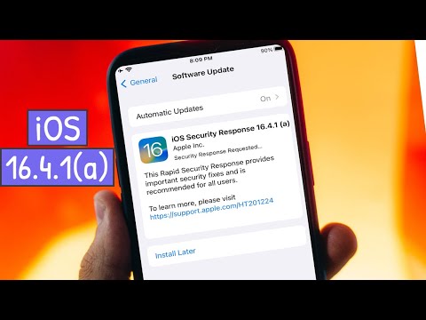 ios 16.4.1a update | rapid security response ios 16.4.1 (a) - What's New?