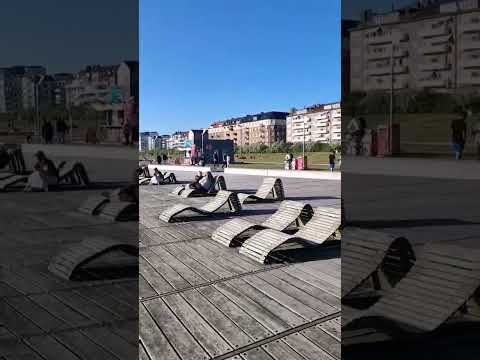 Sweden #travel #helsingborg #sea #stone #rock #sun #sunset #view #sweden #summer #street #building