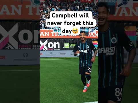 SHANDRE Campbell will never forget his 1st senior goal with Club Brugge🇧🇪. #safootball