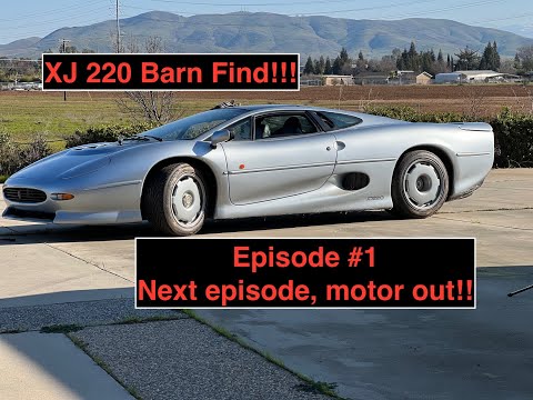 Jaguar XJ 220 Barn Find