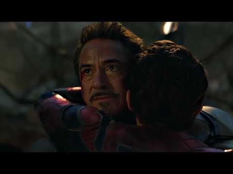 Tony and Peter Reunite Scene   Tony Hugs Peter   Avengers ENDGAME 2019