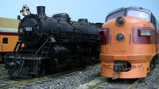 preview picture of video 'A ride on the Neenah-Menasha Model Railroad Club's Mainline'