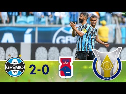 Gols - Grêmio 2 x 0 Paraná - Campeonato Brasileiro (15/09/2018)