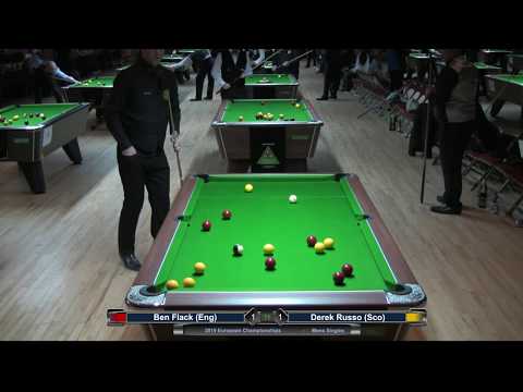 2019 Mens European Championships - Ben Flack (Eng) v Derek Russo (Sco)