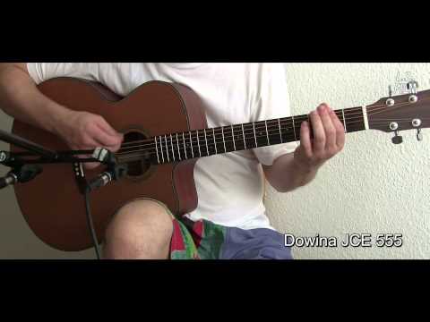 Dowina JCE 555 vs. JC 999-S (Acoustic Guitar Comparison)