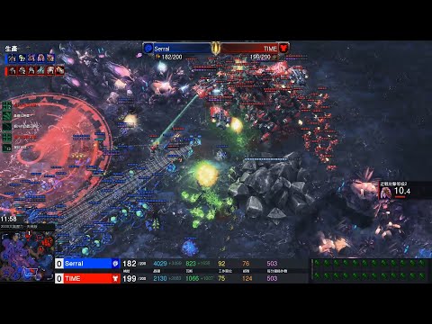 StarCraftⅡ IEM Katowice 2022 Feb24 Serral(Z) v TIME(T) Game 1 MAPS- 2000 Atmospheres LE