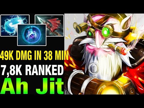 Ah Jit 7,8k MMR Plays Sniper 49k DMG IN 38 MINS - Dota 2