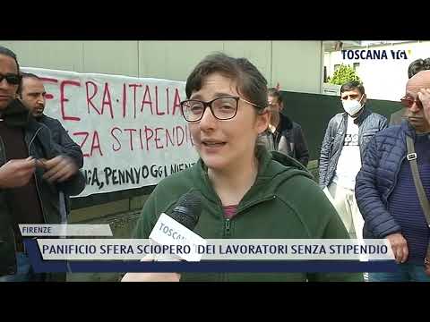 2022-04-27 FIRENZE - PANIFICIO SFERA SCIOPERO  DEI LAVORATORI SENZA STIPENDIO
