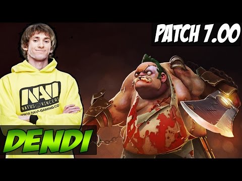 Patch 7.00: Dendi 8000 MMR Plays Pudge vol 15 - Dota 2