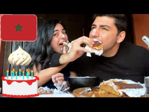 ‏تحضير‏ حلوة ‏بدون‏ مقادر-Baking a Cake without a Recipe😂🇲🇦