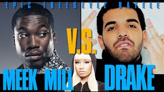 Drake vs. Meek Mill (Epic Freestyle Battle Parody) feat. Nicki Minaj