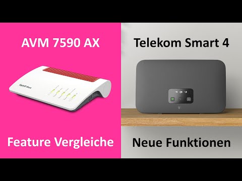AVM Fritzbox 7590 AX vs Telekom Smart 4 - WiFi-6 Boxen Vergleich - Prio-WLAN - VPN - Hybrid 5G