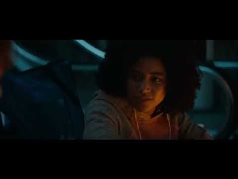 The Darkest Minds trailer image of the found-family dancing moment at East River—source music ambience