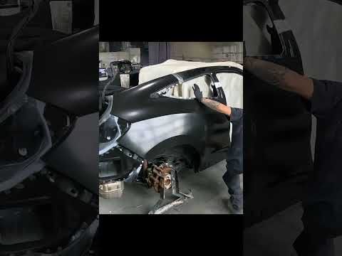 Repair OR Replace? Civic Quarter Panel Skin Replacement #autobodyrepair