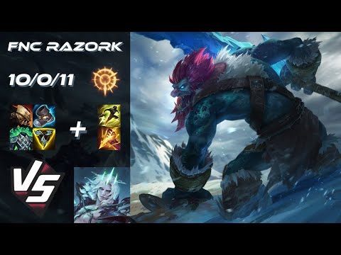 Fnatic Razork JUNGLE Trundle vs Viego - EU Challenger Patch 25.S2.2