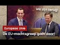 FVD gaat door! Maar de EU-machtsgreep ook
