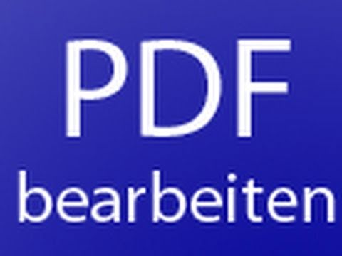 PDF Dateien kostenlos bearbeiten mit OpenOffice