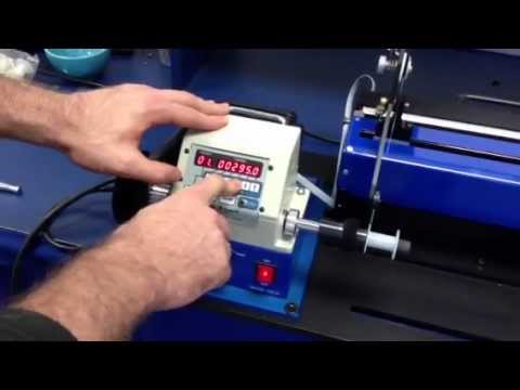 Adams Maxwell Coil Winder - Simple Coil Winding Demonstration