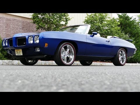 1970 Pontiac GTO Convertble Driving