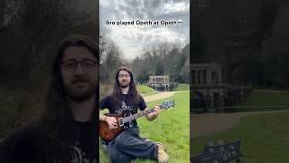 Bro plays Opeth at Opeth #metal #guitar #guitarist #metalhead #deathmetal #metalmusic #opeth