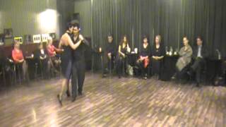 CARLOS RODRIGUEZ DE BOEDO Y BRIGITA URBIETYTE Tango Noches del Colon. Vilnius Lituania 25-01-2013