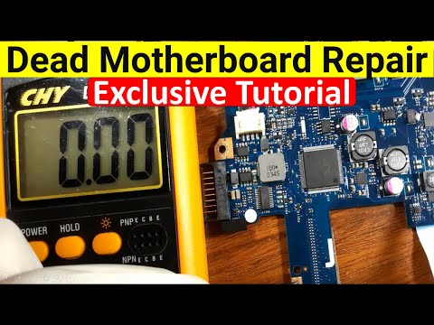 Complete Dead Motherboard Repair Tutorial - Laptop Motherboard Repair Course