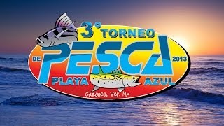 preview picture of video '3° Torneo de pesca de playa, Playa Azul Cazones, Veracruz, México'