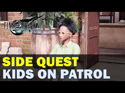 Location of all 5 Children: Kids on Patrol | Chapter 8 Side Quest | Final Fantasy 7 Remake