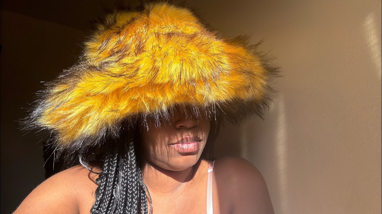 DIY Fluffy Oversized Y2K Bucket Hat
