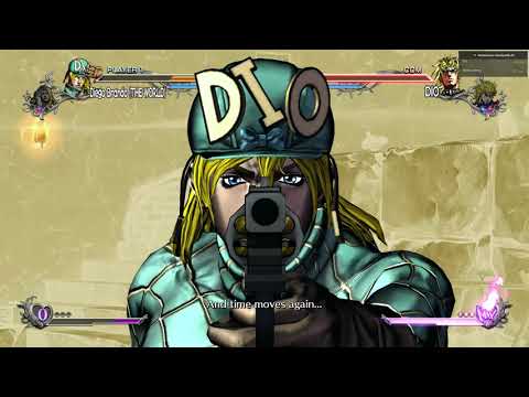 music has perfect timing during dio fight