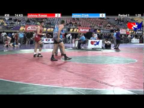 Last Chance Qual 74 KG: Johnny Koepp (Army) vs. James Clark (NONE)