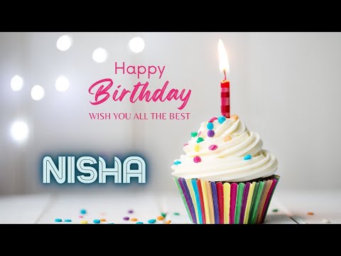 Happy Birthday Nisha 🥳🎈| Happy Birthday To You Nisha 🎁🎂 | Birthday Song |Whatsapp status |Dj music