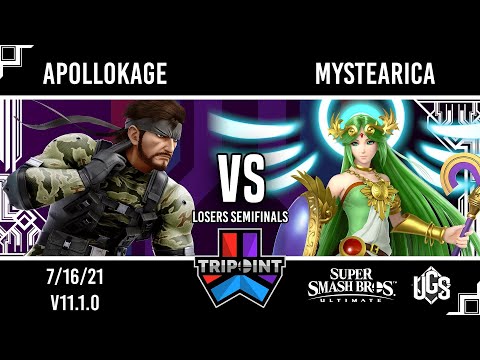 Tripoint Smash 105 - Losers Semifinals - ApolloKage(Snake) Vs. Mystearica(Palutena)