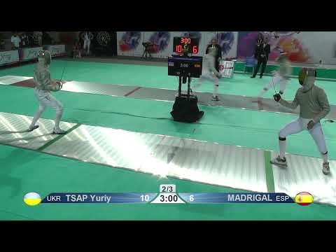 2022 743 T32 12 M S Individual Antalya TUR ZCH GREEN MADRIGAL ESP vs TSAP UKR