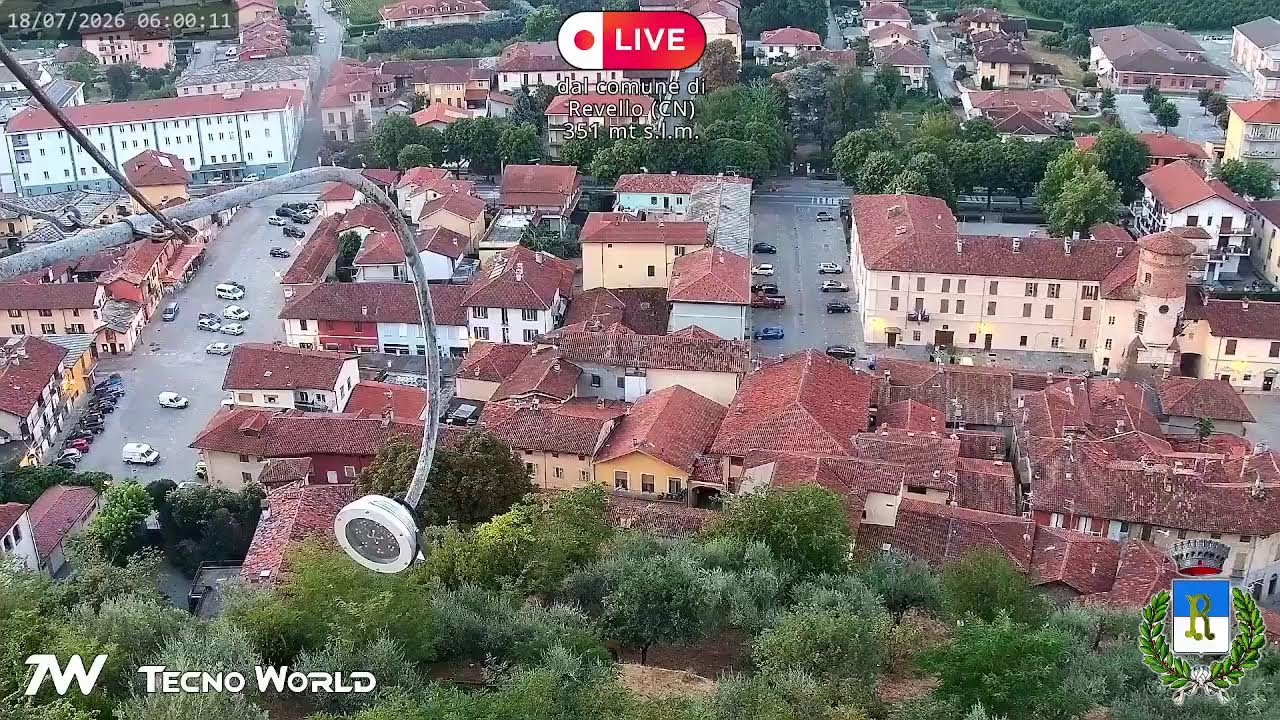Live webcam view of Panorama de Tejados de Revello