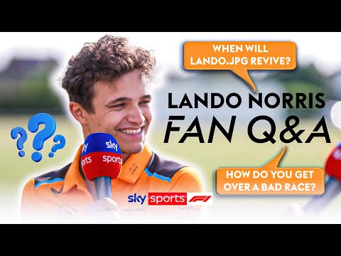 Have you ever mistaken sweat for rain? 🤣 Lando Norris Answers YOUR Questions! ❓