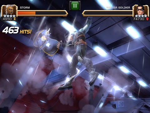 Storm vs. Winter Soldier Realm of Legends | Marvel Contest of Champions