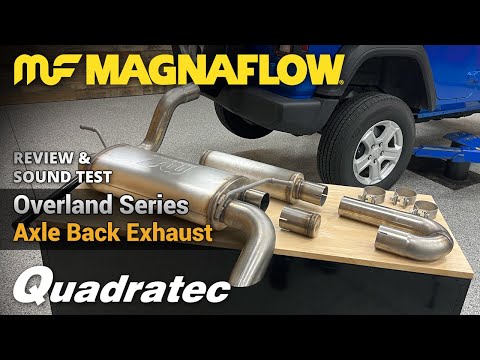 Magnaflow Overland Series Axle Back Exhaust Sound Test for Jeep Wrangler JL