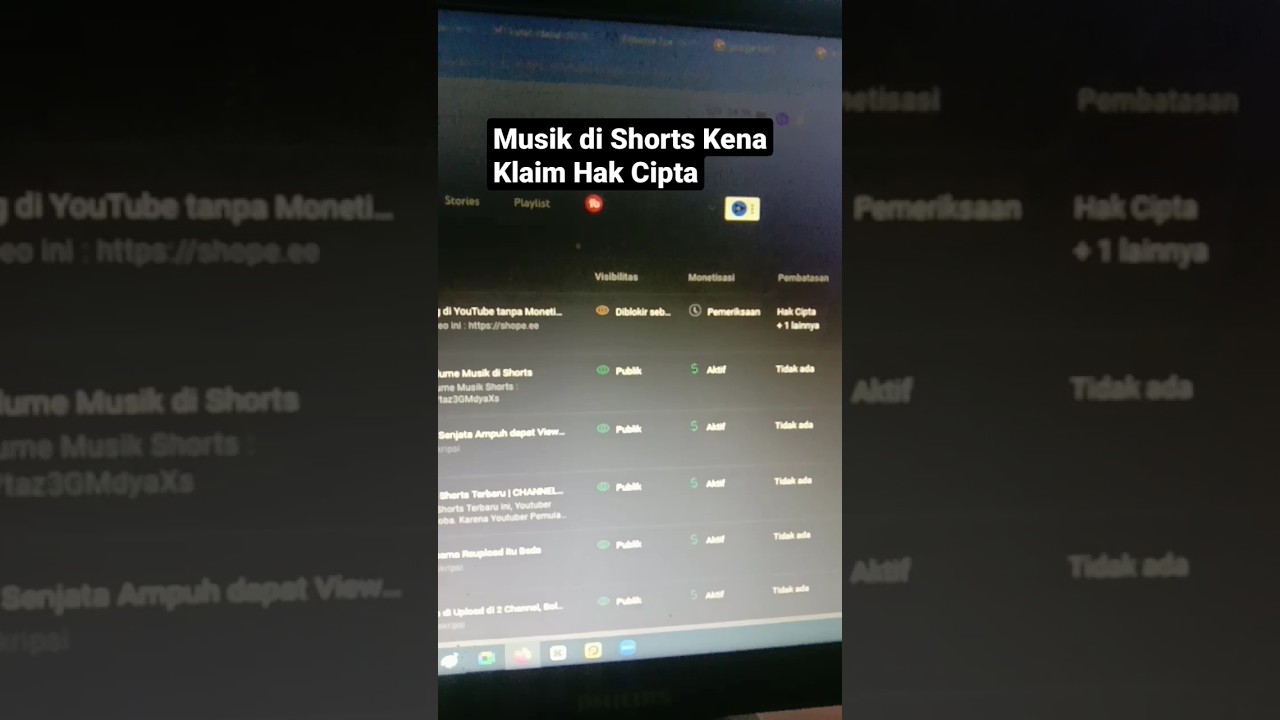 Musik di Shorts Kena Klaim Hak Cipta