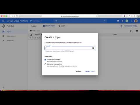 Google Cloud Pubsub Java Client Part 1